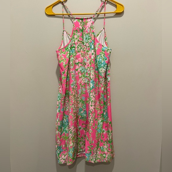 Lilly Pulitzer pink floral dress small - Picture 2 of 4